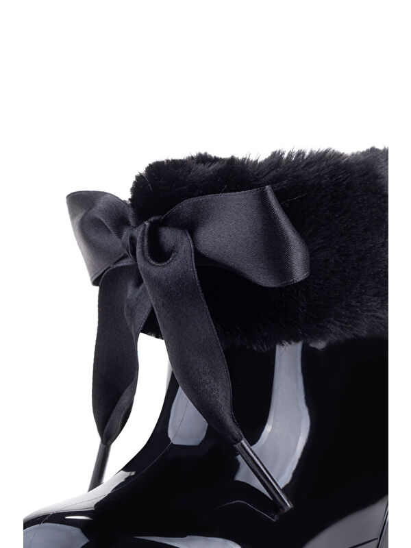 BIMBI SOFT Siyah Kız Çocuk Yağmur Çizmesi - Görsel 5