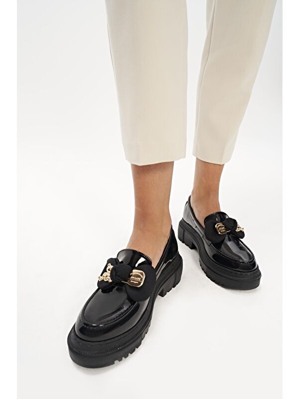 Siyah Kadın Loafer - 01Ayy282140a - Görsel 6