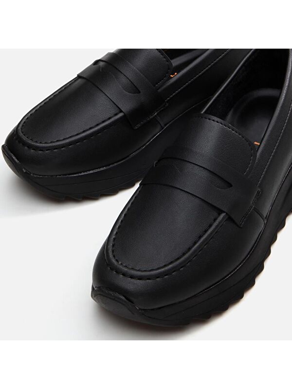 Siyah Kadın Loafer - 01Ayy294750a - Görsel 7
