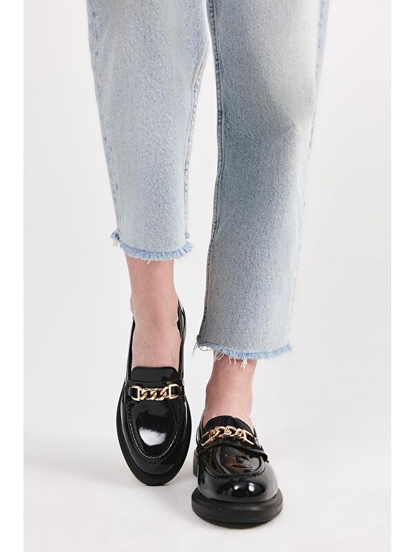 Siyah Kadın Loafer - 01Ayy294800a - Görsel 2
