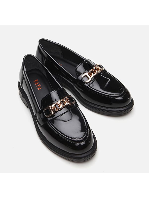 Siyah Kadın Loafer - 01Ayy294800a - Görsel 8
