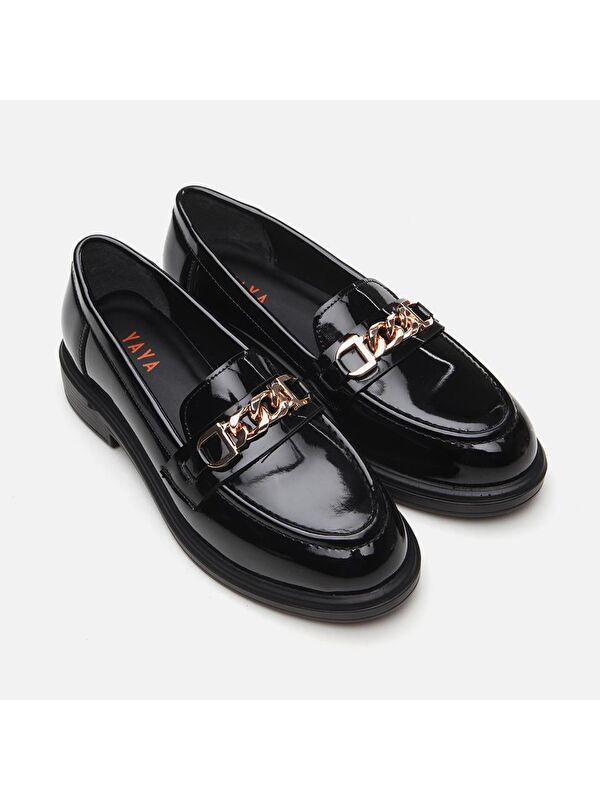Siyah Kadın Loafer - 01Ayy294800a - Görsel 9