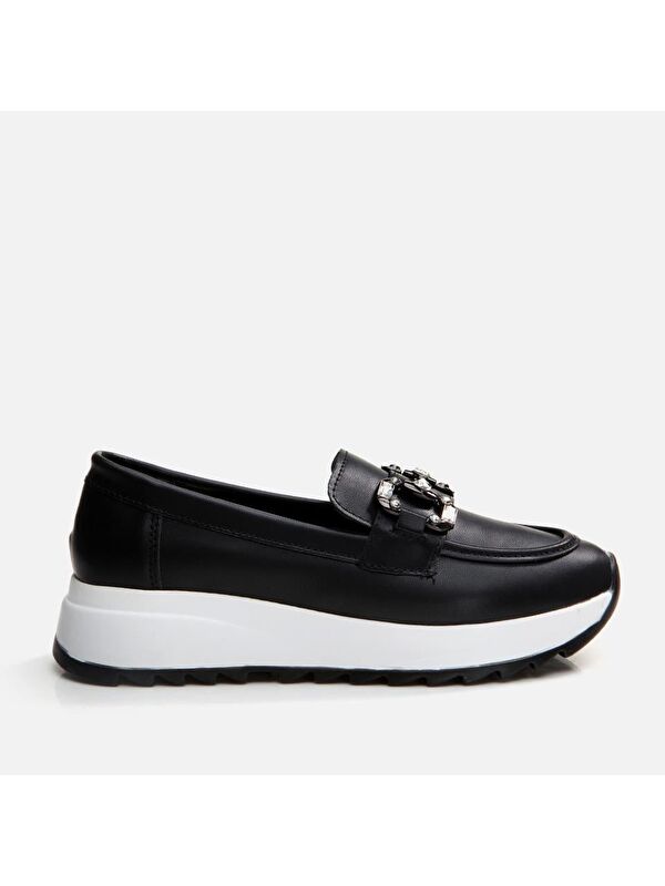 Siyah Kadın Loafer - 01Ayy294740a - Görsel 2