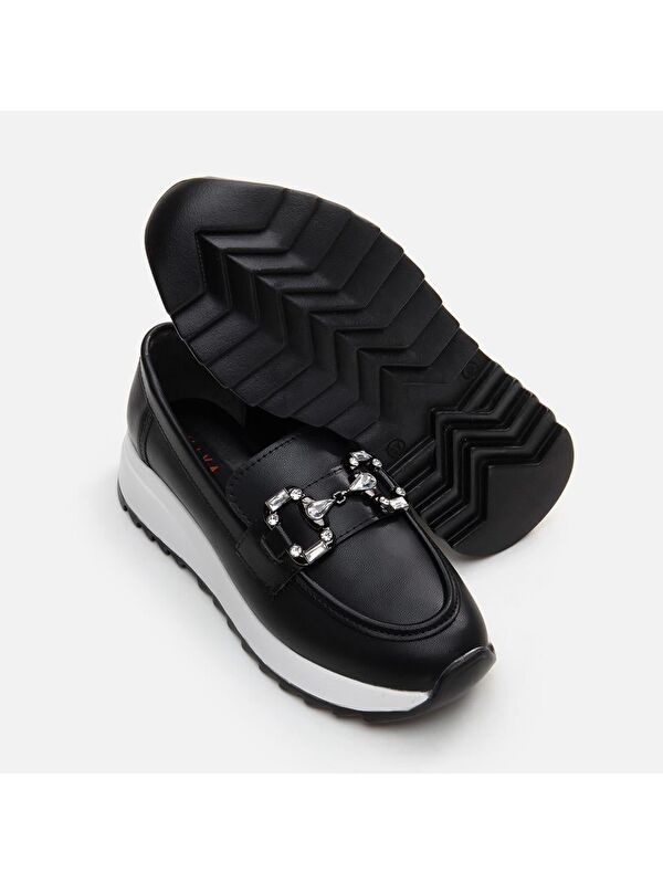 Siyah Kadın Loafer - 01Ayy294740a - Görsel 3