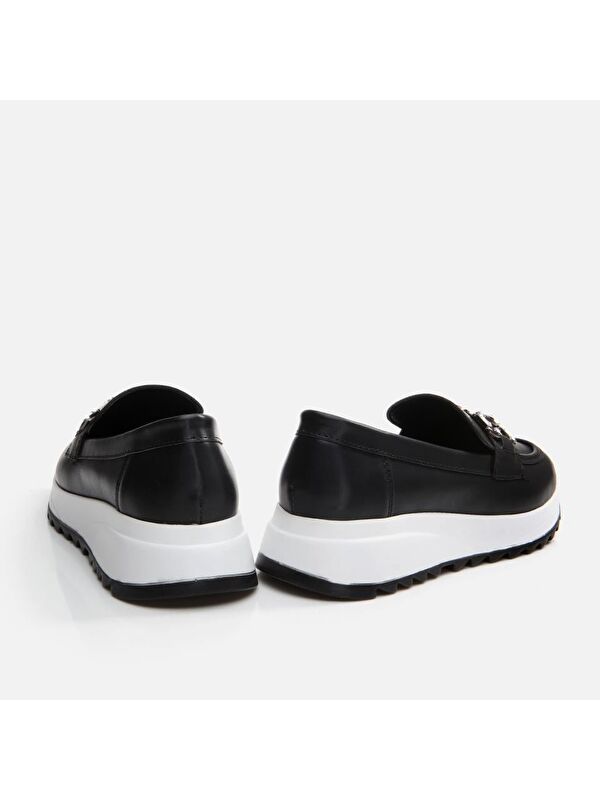 Siyah Kadın Loafer - 01Ayy294740a - Görsel 4