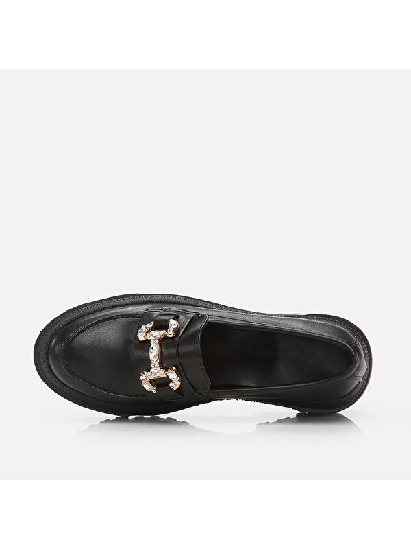 Siyah Kadın Loafer - 01Ayy282130a - Görsel 4