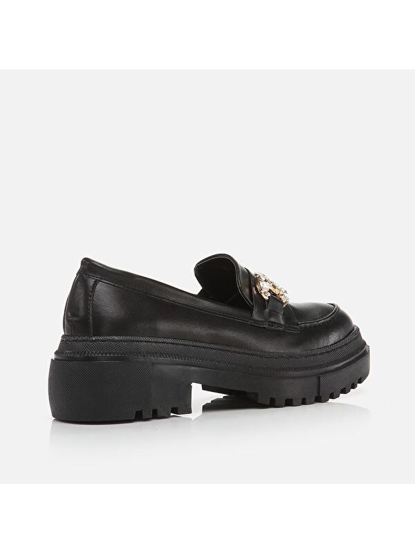 Siyah Kadın Loafer - 01Ayy282130a - Görsel 5
