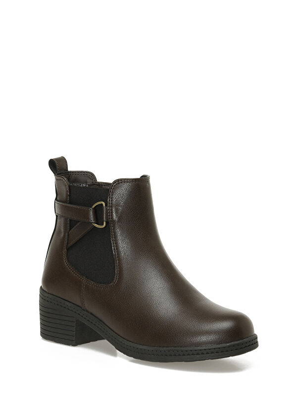 167073.Z5PR Kahverengi Kadın Topuklu Bot - Görsel 3