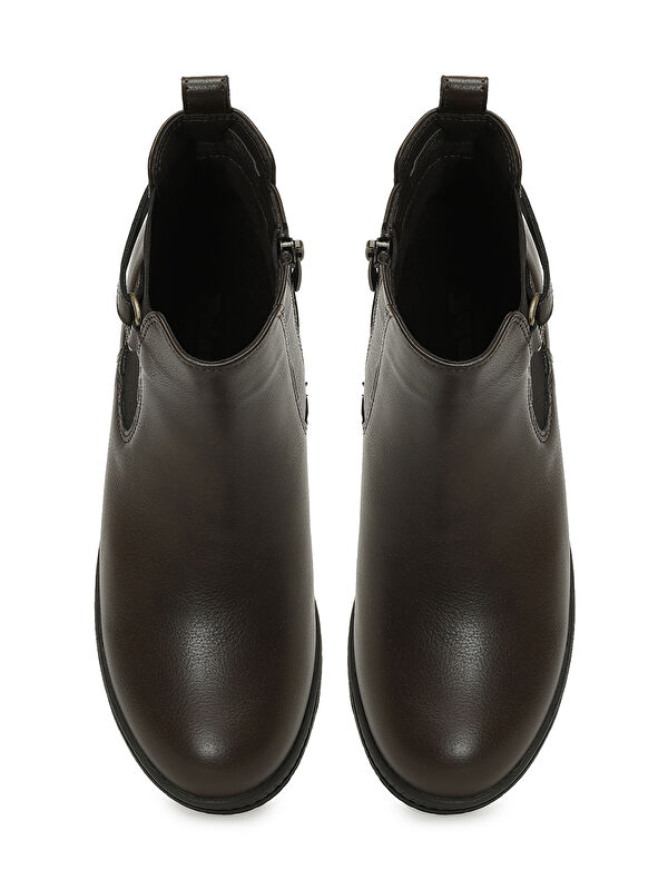 167073.Z5PR Kahverengi Kadın Topuklu Bot - Görsel 5