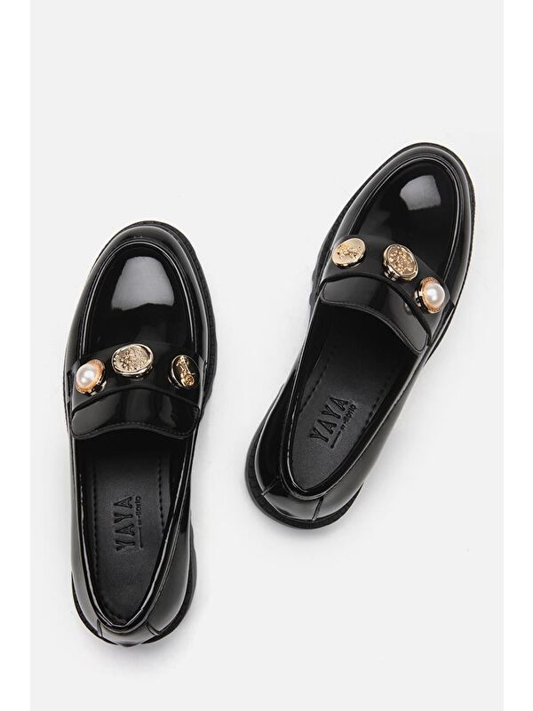 Siyah Kadın Loafer - 01Ayy301550a - Görsel 6