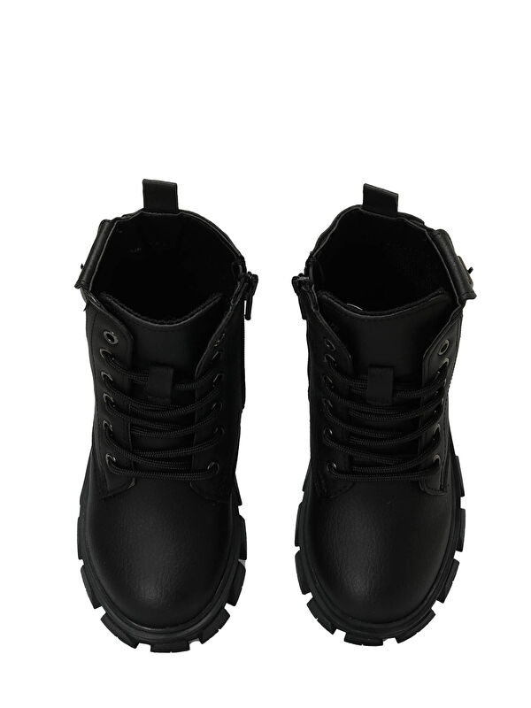 BAGES.P4PR Siyah Kız Çocuk Biker Bot - Görsel 5