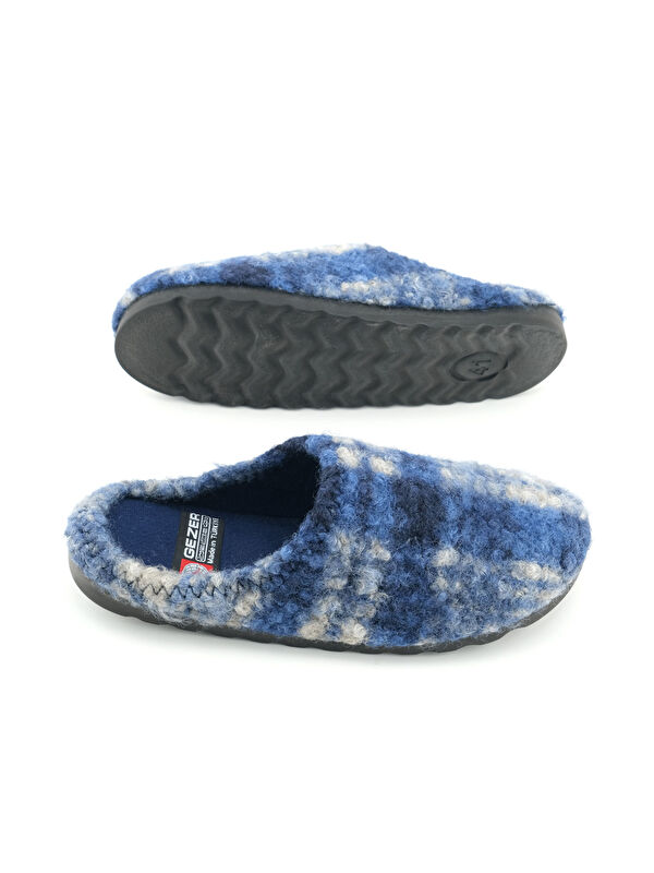 Erkek Kışlık Rahat Taban Ev Bahçe Gondol Terlik - Görsel 6