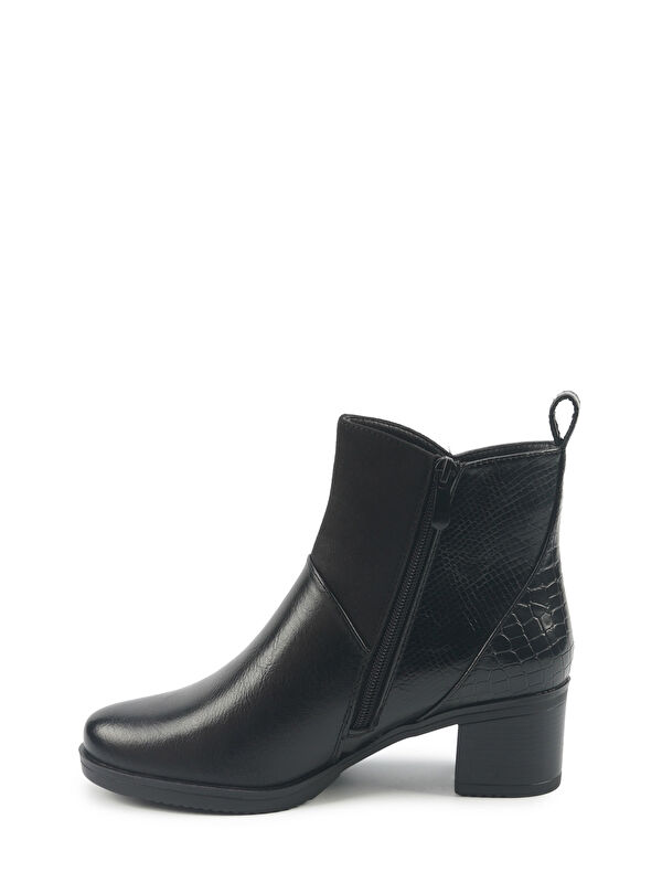 165076.Z5PR Siyah Kadın Topuklu Bot - Görsel 4