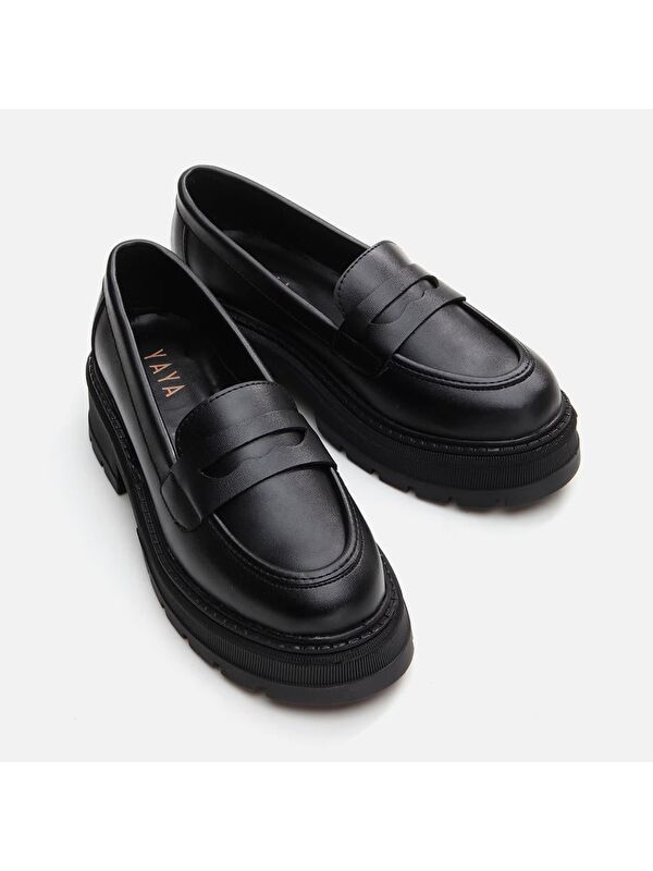 Siyah Kadın Loafer - 01Ayy294820a - Görsel 5