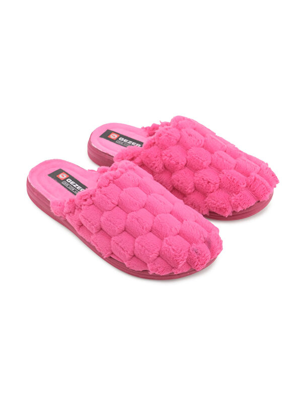 Gezer Lila Gezer Kışlık Rahat Kadın Taban Ev Bahçe Terlik