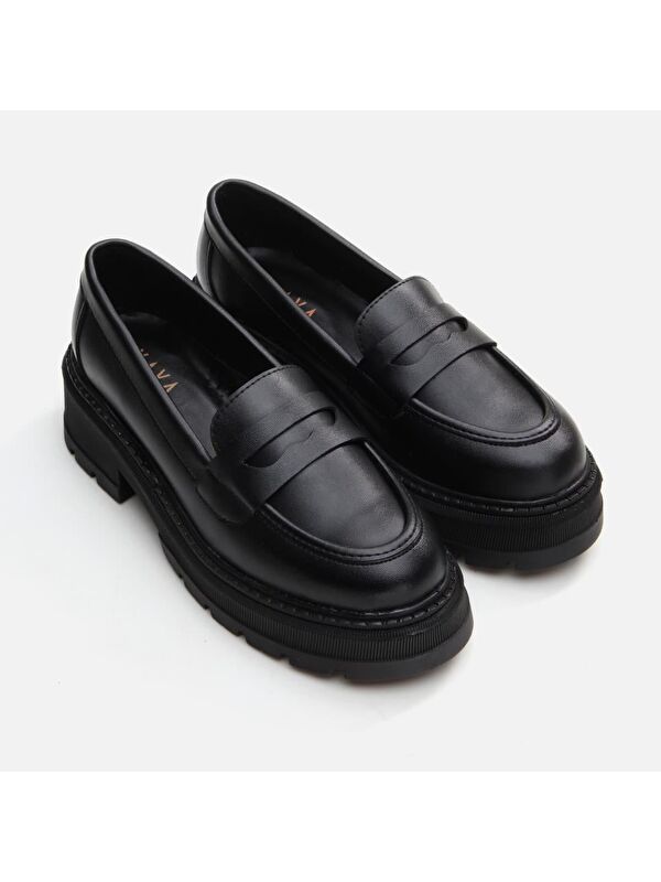 Siyah Kadın Loafer - 01Ayy294820a - Görsel 6