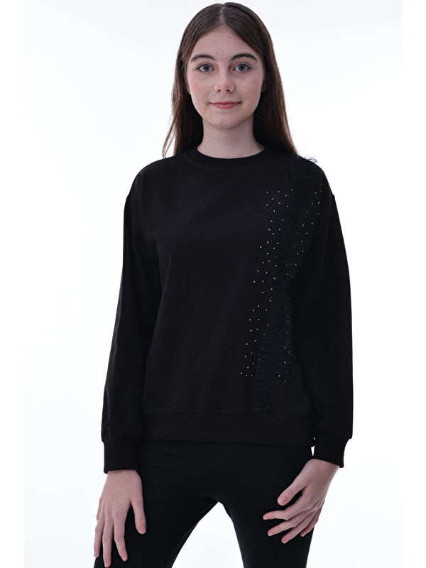 Myhanne Taş Detaylı Kız Çocuk Sweat 2011