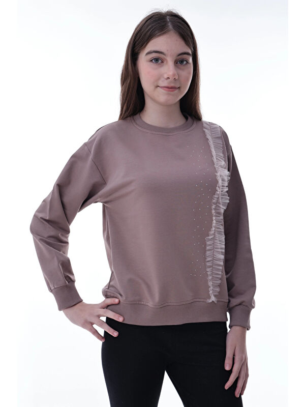 Myhanne Taş Detaylı Kız Çocuk Sweat 2011