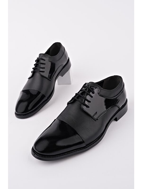 MİTKOV Hakiki Deri Klasik Günlük Ortopedik Bağcıklı Erkek Ayakkabı - Görsel 3