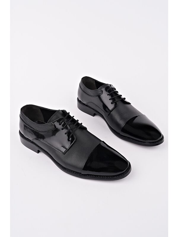 MİTKOV Hakiki Deri Klasik Günlük Ortopedik Bağcıklı Erkek Ayakkabı - Görsel 4