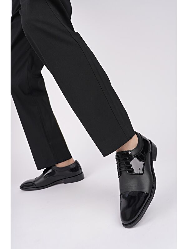 MİTKOV Hakiki Deri Klasik Günlük Ortopedik Bağcıklı Erkek Ayakkabı - Görsel 7