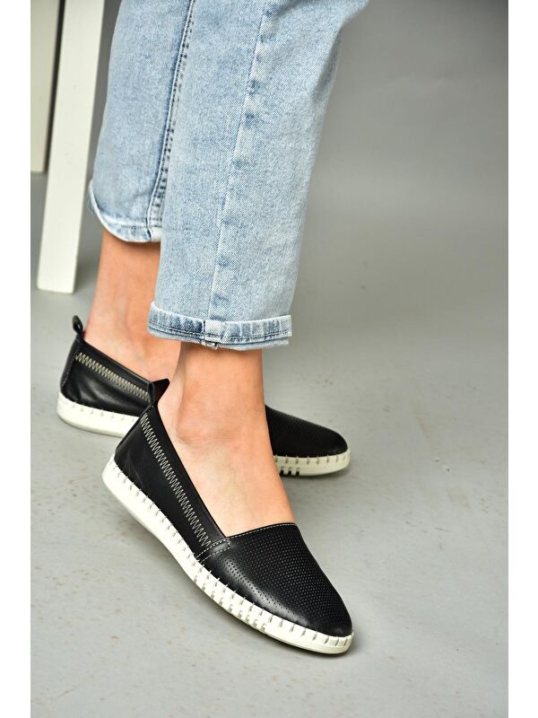 P5550315 Siyah Kadın Ayakkabı - Görsel 3