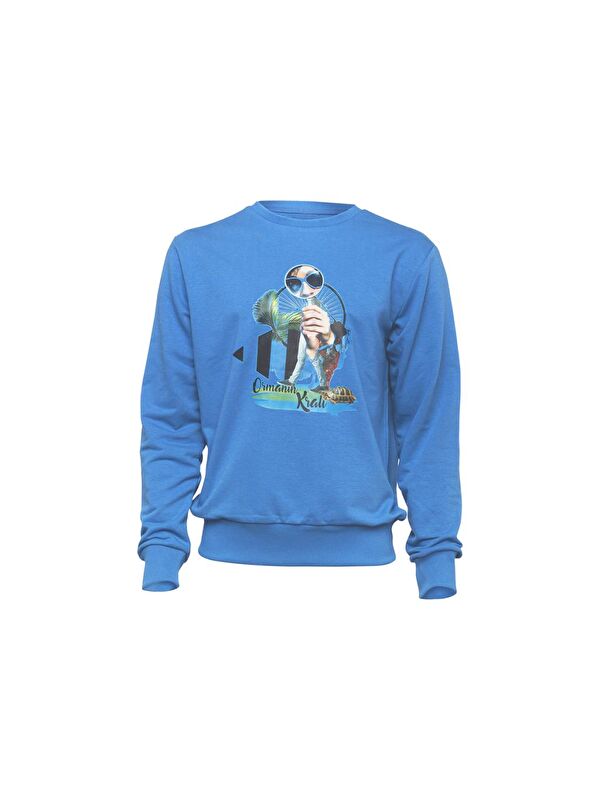 Biggdesign Nature Ormanın Kralı Erkek Sweatshirt