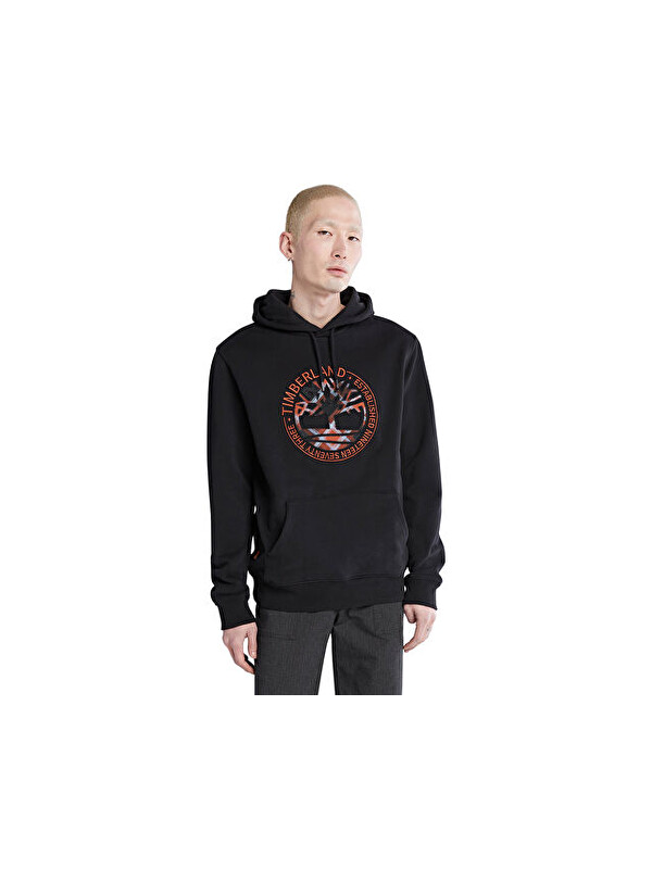 Timberland Little Cold Hoodie Erkek Günlük Sweatshirts TB0A5Y4N0011 Siyah