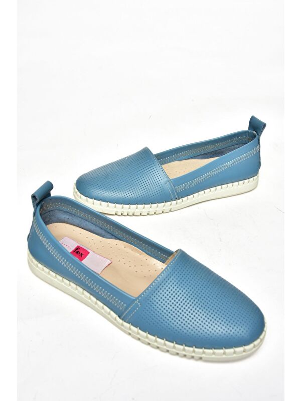 P5550315 Mavi Kadın Ayakkabı - Görsel 6