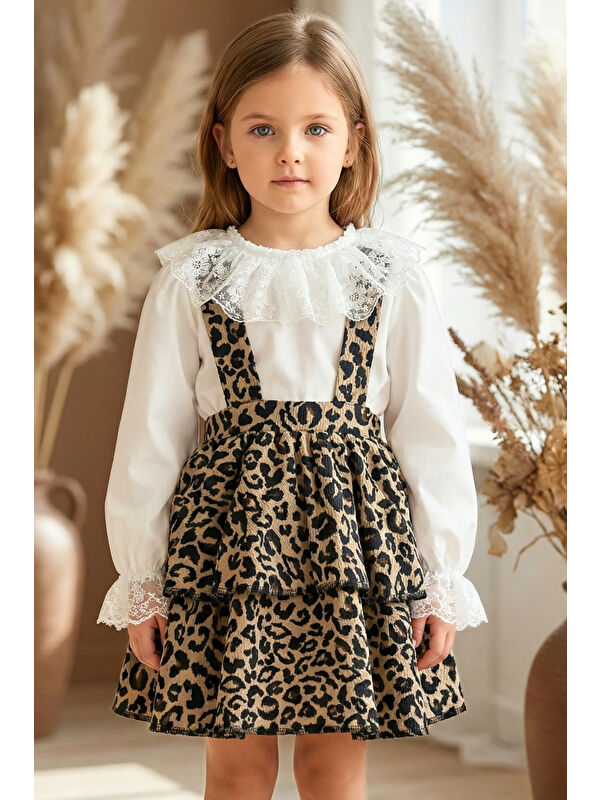 Parla Kids Kız Çocuk Elbise ve Bluz Takım