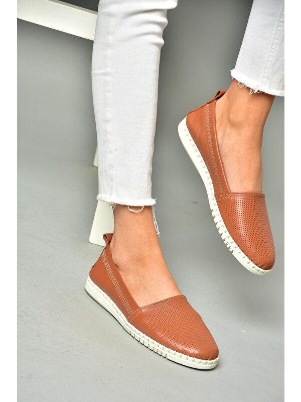 P5550315 Taba Kadın Ayakkabı - Görsel 2