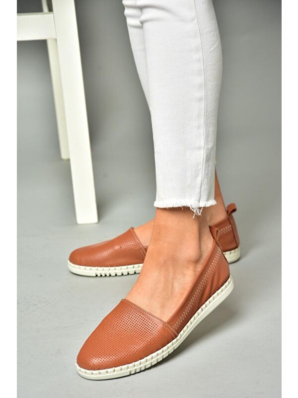 P5550315 Taba Kadın Ayakkabı - Görsel 3