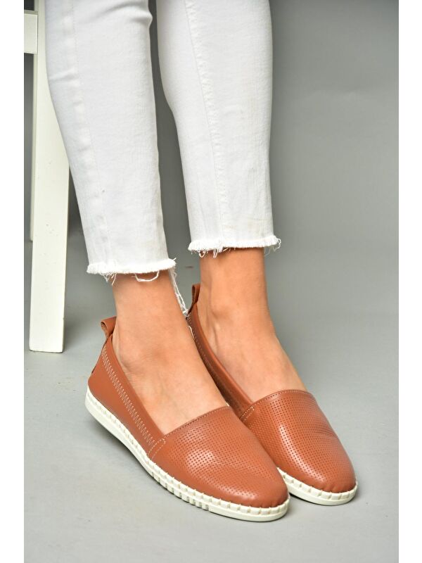 P5550315 Taba Kadın Ayakkabı - Görsel 4