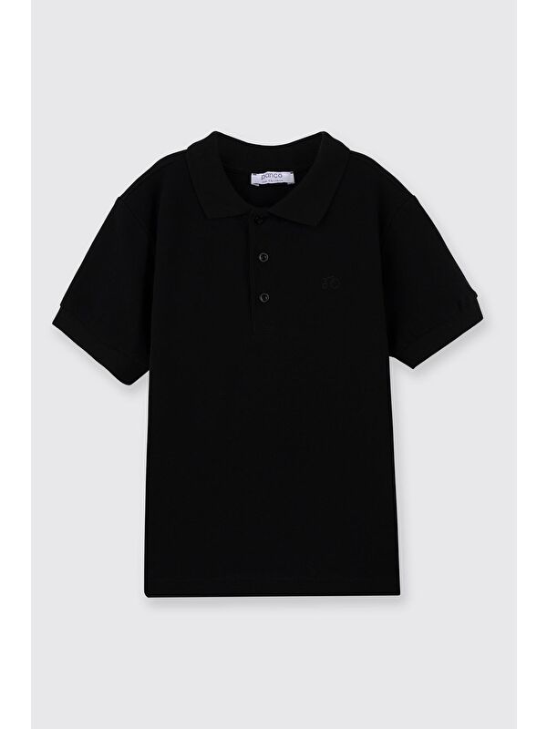 Panço Erkek Çocuk Yakalı Kısa Kollu T-Shirt