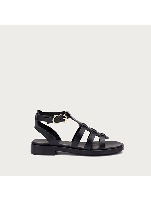 Frau Kadın Sandalet 87M7 LEATHER Cage Sandals