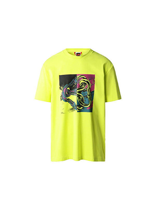 The North Face M Graphic T-Shirt Erkek Günlük Tişört NF0A823Y8NT1 Yeşil