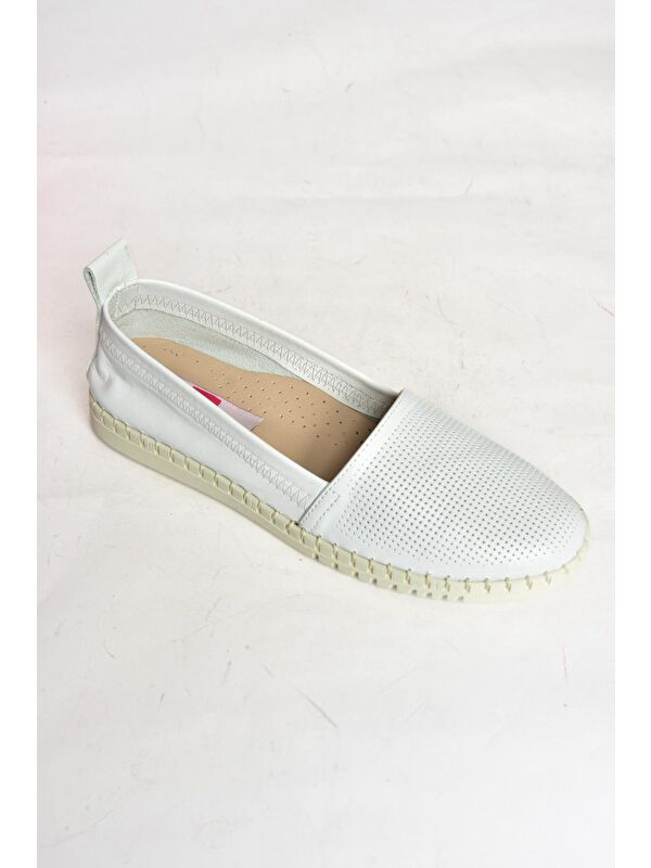 P5550315 Beyaz Kadın Ayakkabı - Görsel 7