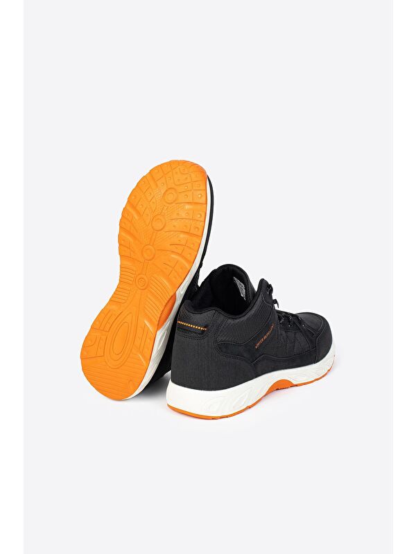 Yuvarlak Burunlu Bağcıklı Spor Tabanlı Erkek Bilek Bot - Görsel 7