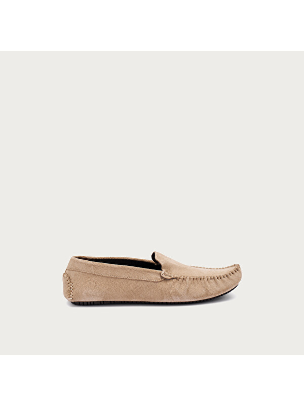 Frau Erkek Bej Loafer Ayakkabı 12B0 SUEDE