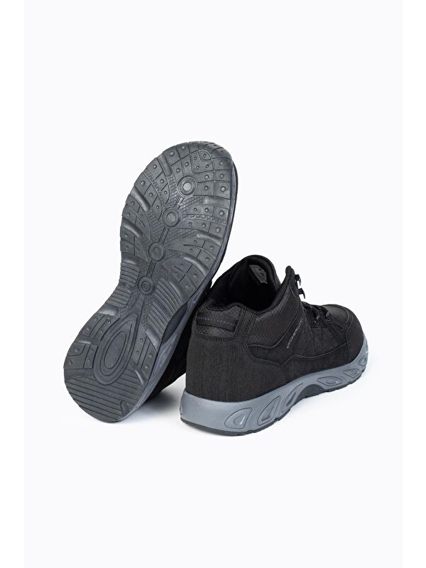 Yuvarlak Burunlu Bağcıklı Spor Tabanlı Erkek Bilek Bot - Görsel 6