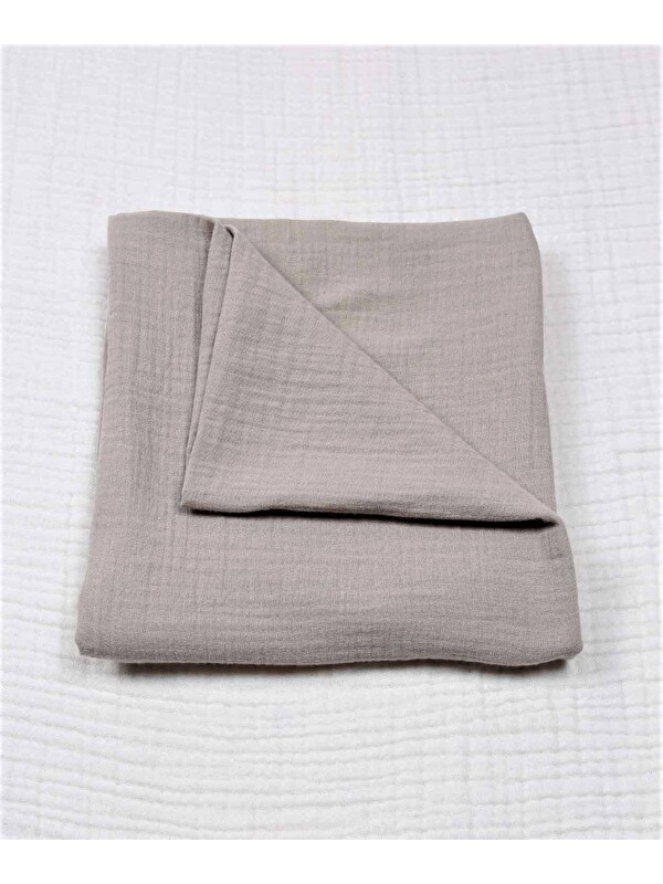 CİGİT Düz Müslin Battaniye 90x100 cm Vizon