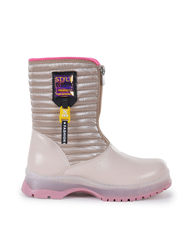 Mesan Çatlak Fermuarlı Günlük Kız Çocuk Bot Ayakkabı - Görsel 5