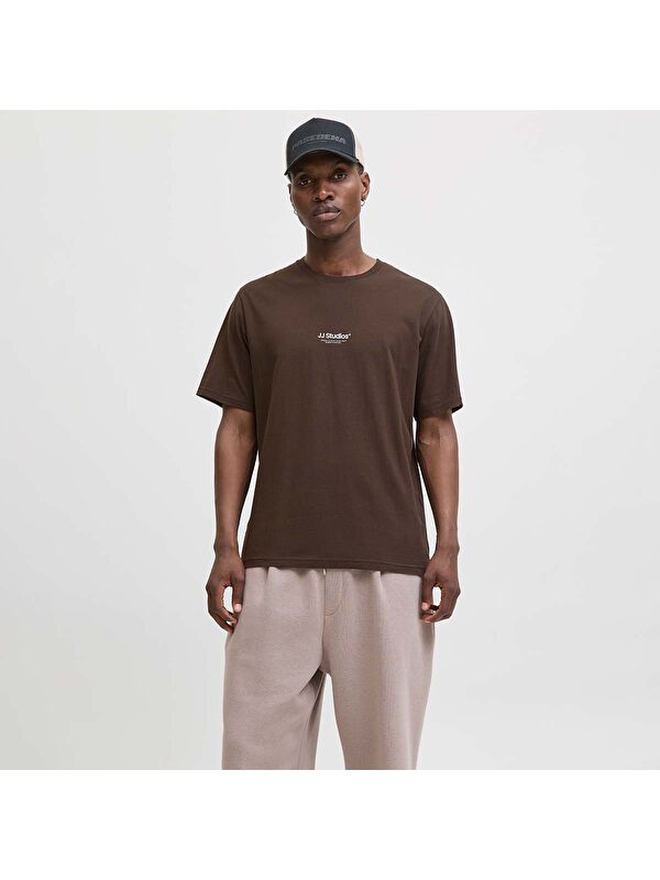 Jack & Jones Soho Erkek Kahverengi Tişört