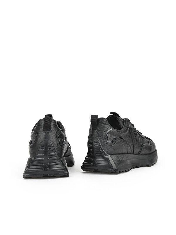 Kadın Hakiki Deri Sneaker 1231000 4660 Siyah - Görsel 6