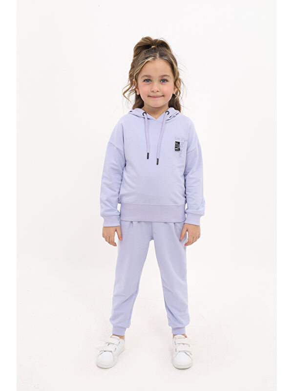 Toontoykids Kız Çocuk Nakışlı Eşofman Takım