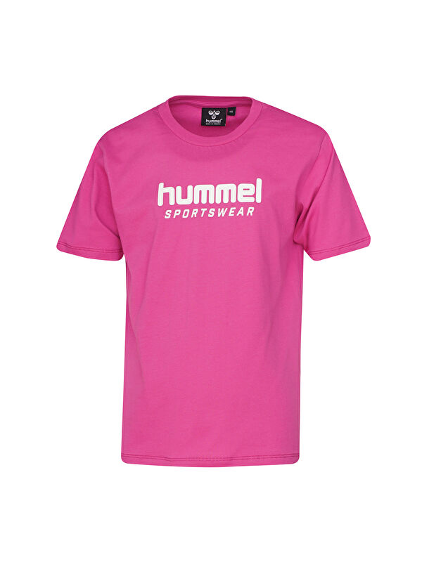 Hummel Abarran Kız Çocuk Pembe Yuvarlak Yaka Tişört