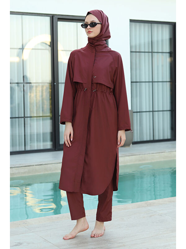 HE-QA Reglan Kol Yüzme Takımı Bordo