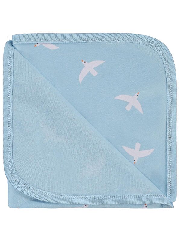 Civil Baby Kuş Empirme 80*90 Battaniye - Mavi