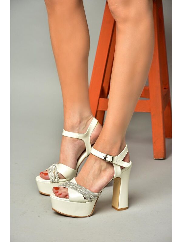 P2460575 Sedef Kadın Topuklu Ayakkabı - Görsel 5