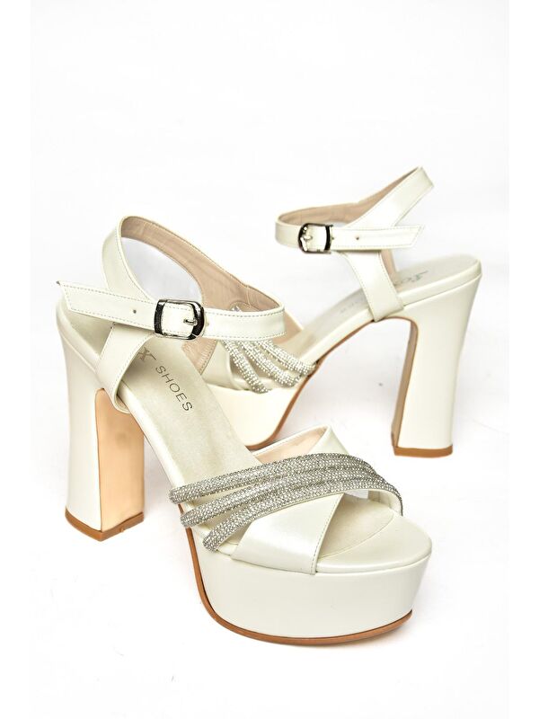 P2460575 Sedef Kadın Topuklu Ayakkabı - Görsel 4